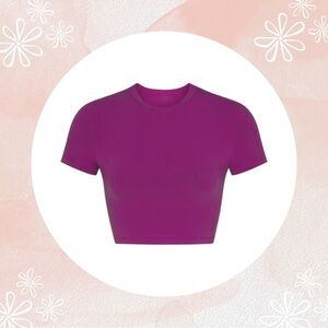 SKIMS - Cotton Jersey Super Cropped T-Shirt​